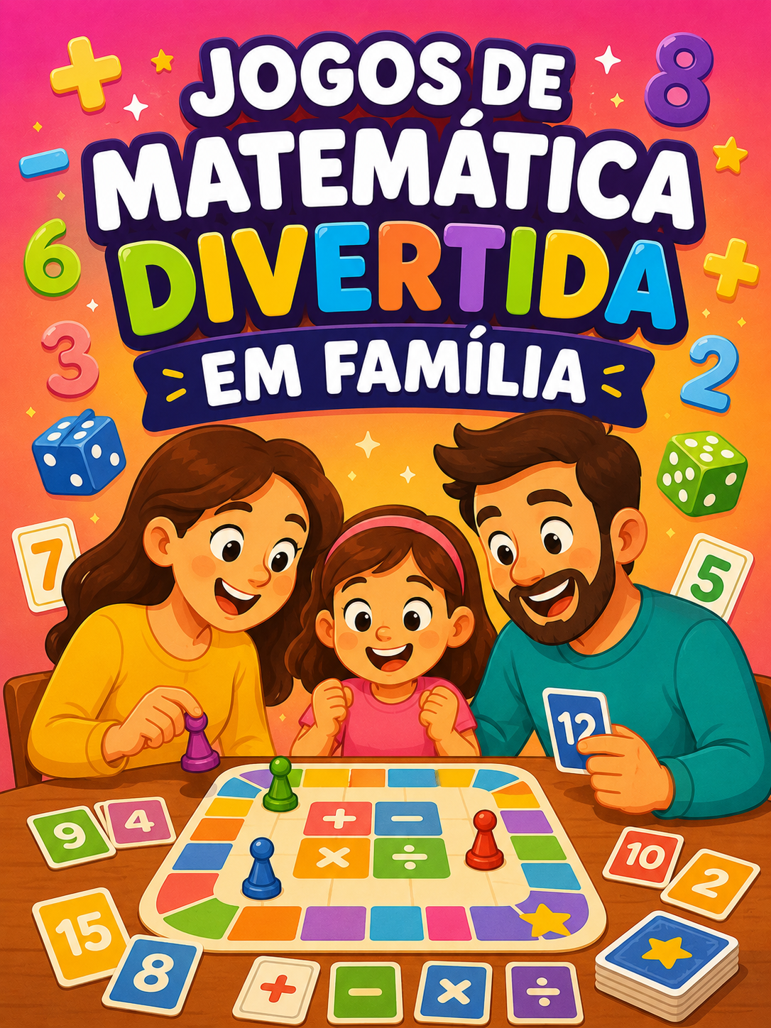 Capa do bônus 4: Jogos de Matemática Divertida para Fazer em Família