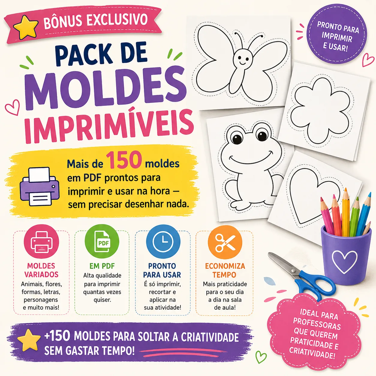 Pack de Moldes Imprimíveis