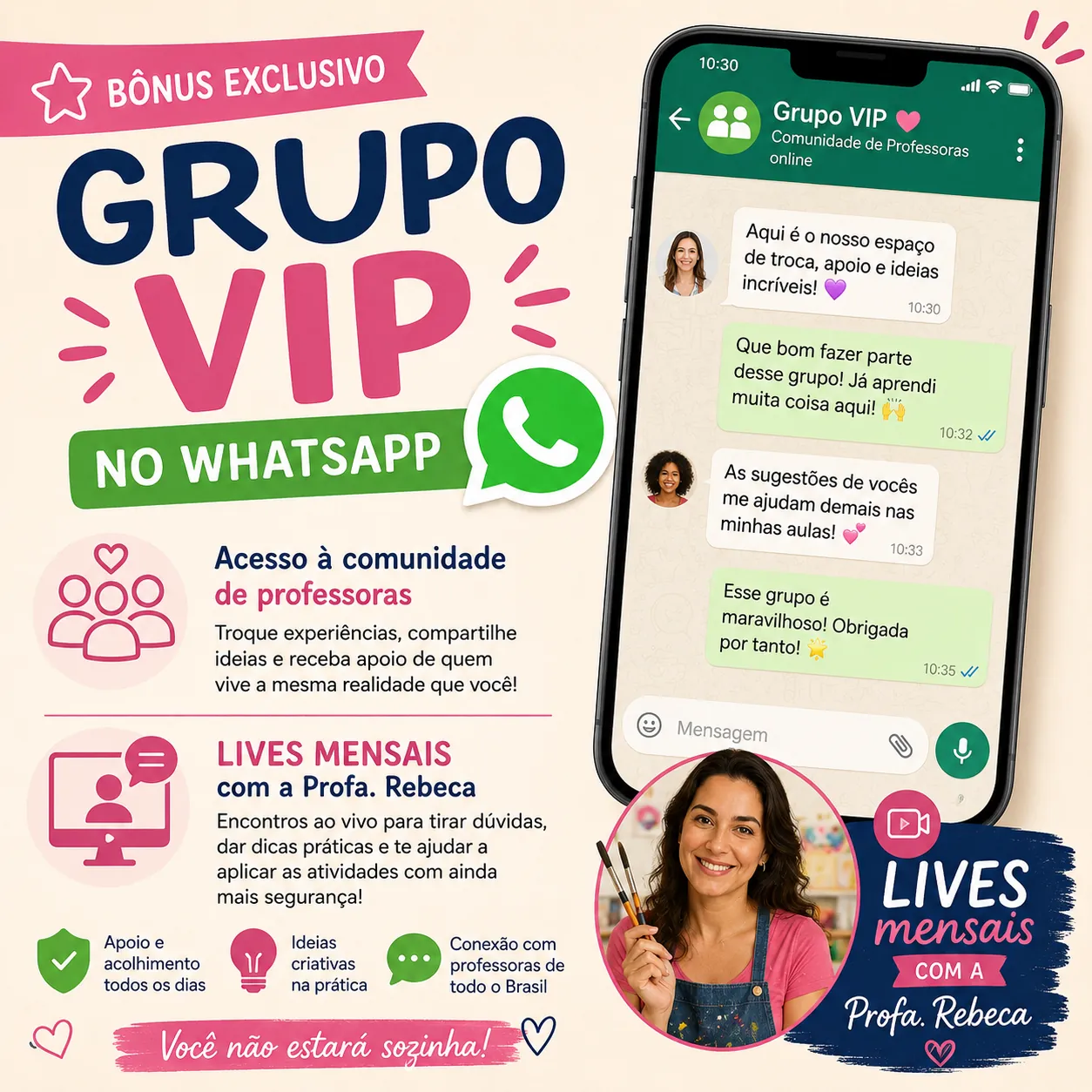 Grupo VIP no WhatsApp